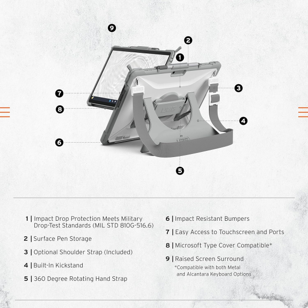 UAG Plasma Microsoft Surface Pro 10/9 Klf 