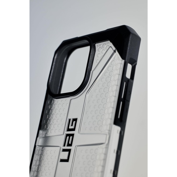 UAG Plasma Serisi Apple iPhone 15 Pro Klf (MIL-STD-810G)-Ash