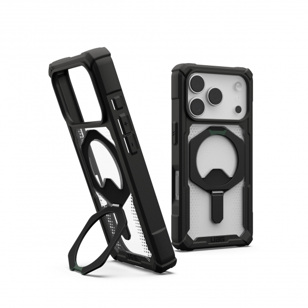 UAG Plasma XTE iPhone 18 Pro Metal Standl� K�l�f-Black/Clear