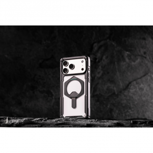 UAG Plasma XTE iPhone 18 Pro Metal Standl� K�l�f-Black/Clear
