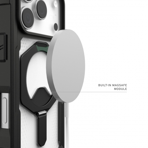 UAG Plasma XTE iPhone 18 Pro Metal Standl� K�l�f-Black/Clear