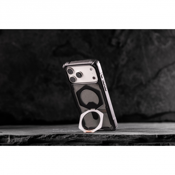 UAG Plasma XTE iPhone 18 Pro Metal Standl� K�l�f-Black/Pop Orange