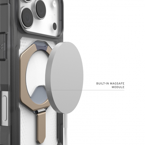 UAG Plasma XTE iPhone 18 Pro Metal Standl� K�l�f-Ash/Titanium