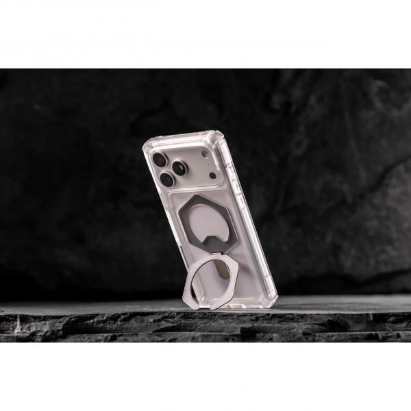 UAG Plasma XTE iPhone 18 Pro Metal Standl� K�l�f-Clear/Titanium