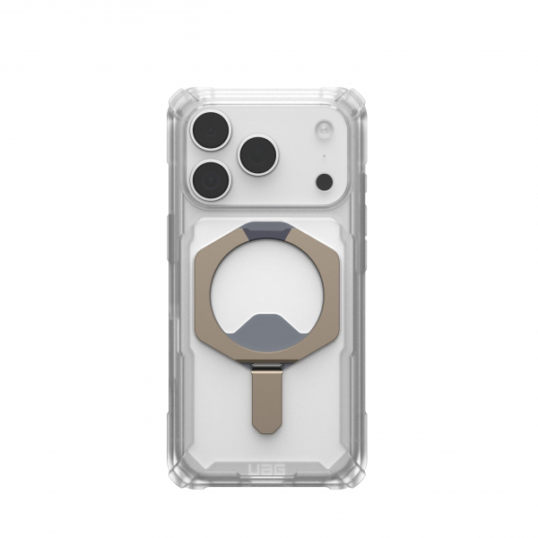 UAG Plasma XTE iPhone 18 Pro Metal Standl� K�l�f-Clear/Titanium