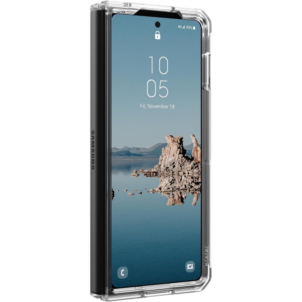 UAG Plyo Pro Serisi Galaxy Z Fold 5 Klf(MIL-STD-810G)-Ice Silver