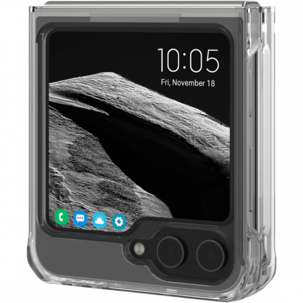 UAG Plyo Pro Galaxy Z Flip 6 Klf (MIL-STD-810G)-Ice Silver
