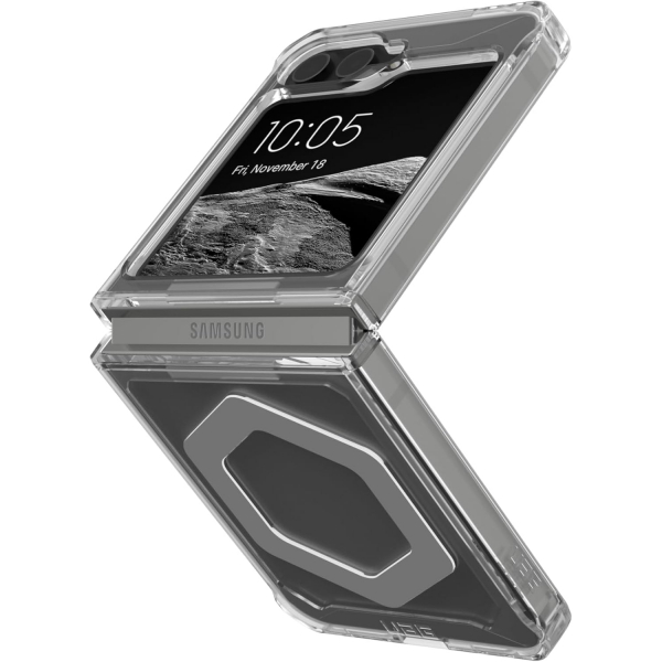 UAG Plyo Pro Galaxy Z Flip 6 Klf (MIL-STD-810G)-Ice Silver