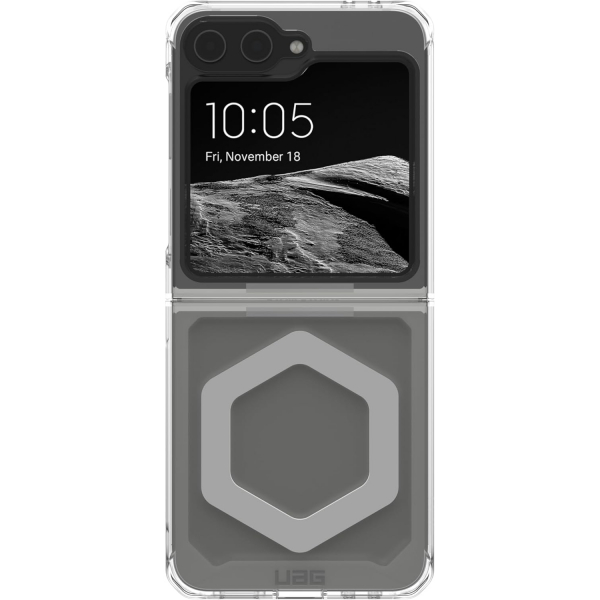 UAG Plyo Pro Galaxy Z Flip 6 Klf (MIL-STD-810G)-Ice Silver
