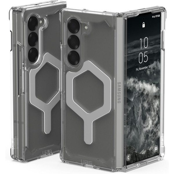 UAG Plyo Pro Galaxy Z Fold 6 Klf(MIL-STD-810G)-Ice Silver 