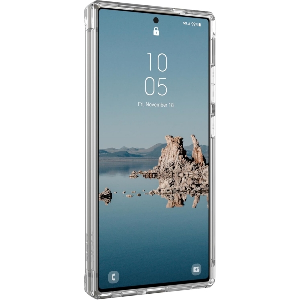 UAG Plyo Pro Serisi Samsung Galaxy S24 Ultra Klf-Ice/Silver