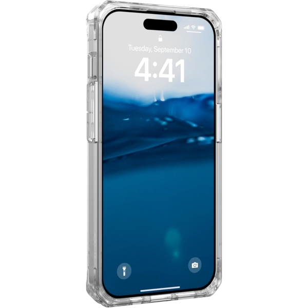 UAG Plyo Serisi Apple iPhone 15 Pro Klf (MIL-STD-810G)-Ice