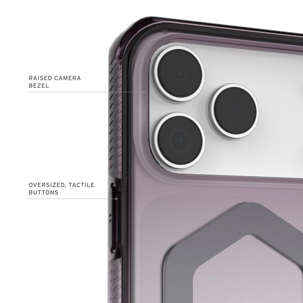 UAG Plyo iPhone 18 Pro Max K�l�f-Black/Clear Ombre
