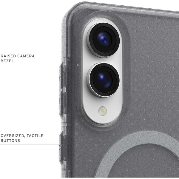 UAG Samsung Galaxy S25 Edge Dot Manyetik Klf -Ash 