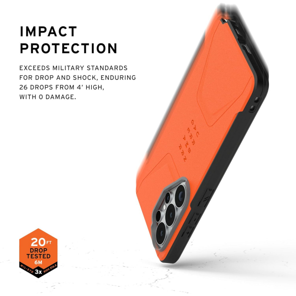 UAG Samsung Galaxy S26 Ultra Civilian K�l�f-Orange