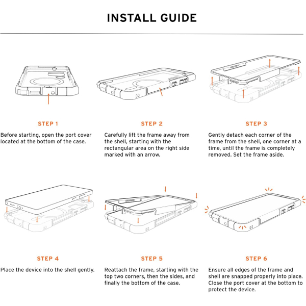 UAG Samsung Galaxy S26 Ultra Trooper K�l�f-Clear/Ash
