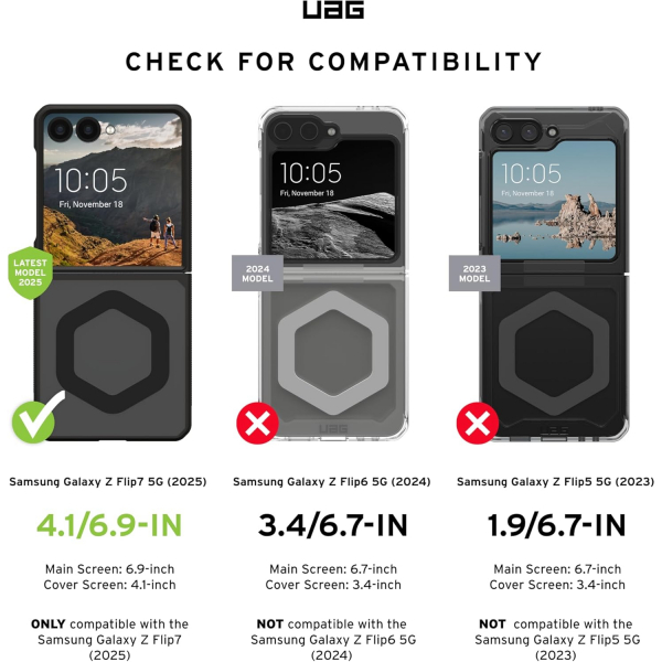 UAG Samsung Galaxy Z Flip 7 Mouve Klf 