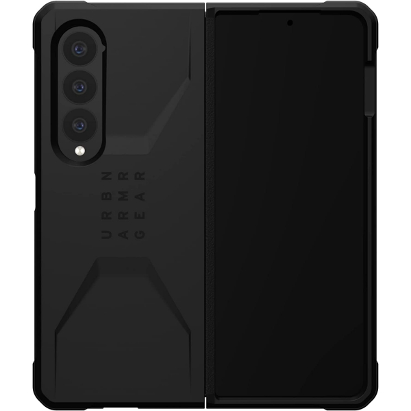 UAG Civilian Serisi Samsung Galaxy Z Fold 4 Klf (MIL-STD-810G)-Black