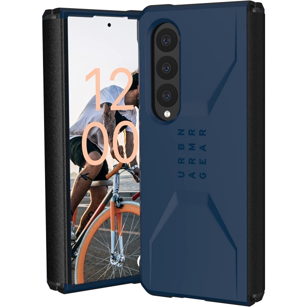 UAG Civilian Serisi Samsung Galaxy Z Fold 4 Klf (MIL-STD-810G)-Mallard