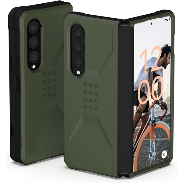 UAG Civilian Serisi Samsung Galaxy Z Fold 4 Klf (MIL-STD-810G)-Olive