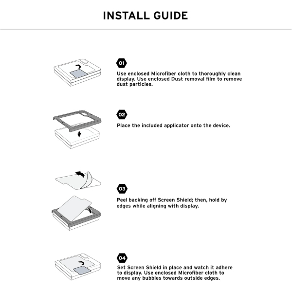 UAG Samsung Galaxy Z Flip 7 Ekran Koruyucu