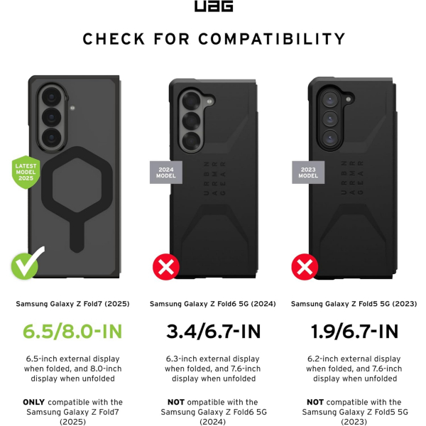 UAG Samsung Galaxy Z Fold 7 Mouve Klf-Ash 