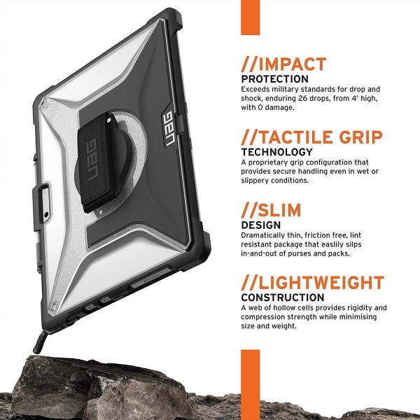 UAG Surface Pro 8 Standl Klf (MIL STD 810G)-Plasma Ice