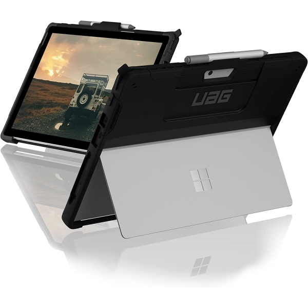 UAG Surface Pro 8 Standl Klf (MIL STD 810G)-Scout w Handstrap Black