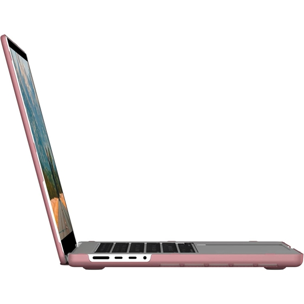 UAG The Dot Serisi MacBook Pro Koruyucu Klf (14 in)-Pink Aubergine