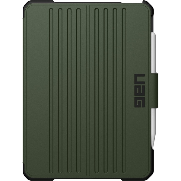UAG iPad Kalem Blmeli Standl Klf (10.9 in) (5.Nesil)-Green Olive