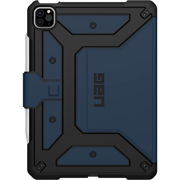 UAG iPad Kalem Blmeli Standl Klf (10.9 in) (5.Nesil)-Blue Mallard