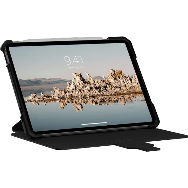 UAG iPad Kalem Blmeli Standl Klf (10.9 in) (5.Nesil)-Black