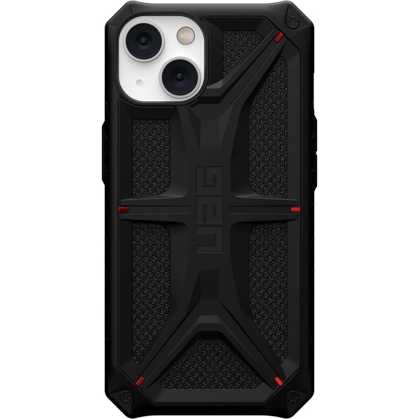 UAG Monarch Serisi iPhone 14 Darbeye Dayankl Bumper Klf (MIL-STD-810G)-Carbon Fiber