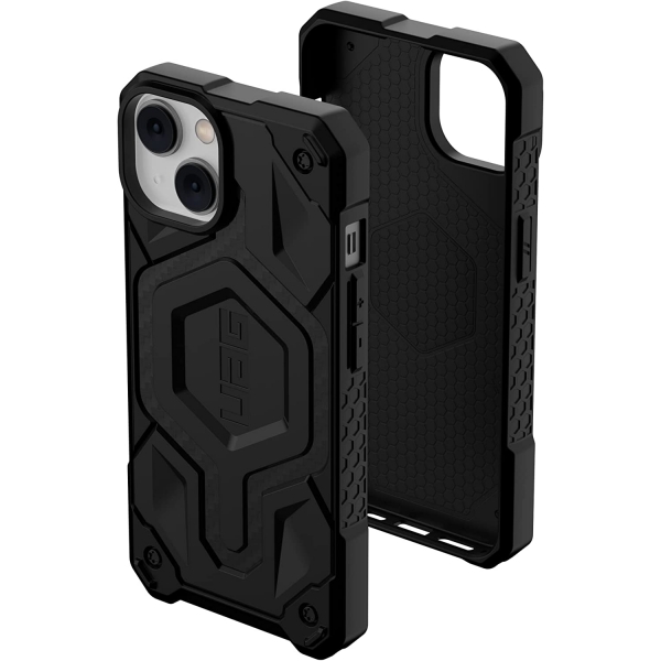 UAG Monarch Pro Serisi iPhone 14 Plus MagSafe Uyumlu Darbeye Dayankl Klf (MIL-STD-810G)-Black