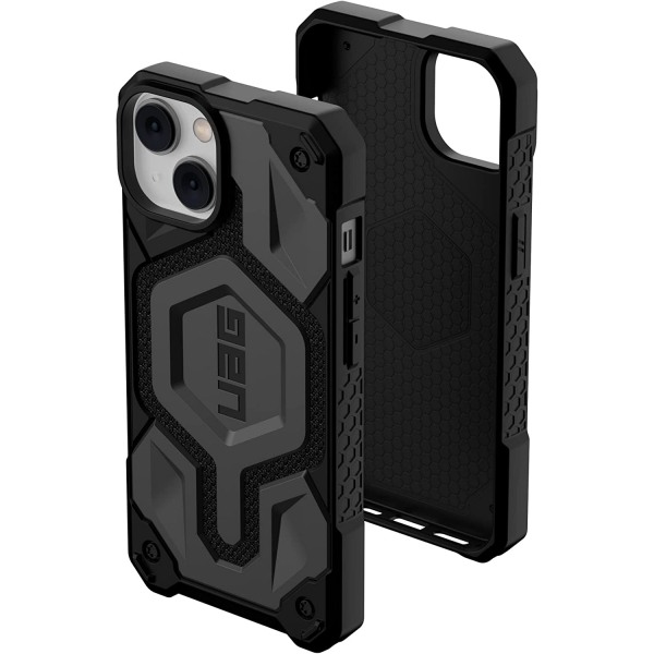 UAG Monarch Pro iPhone 14 MagSafe Dayankl Klf-Kevlar Siller