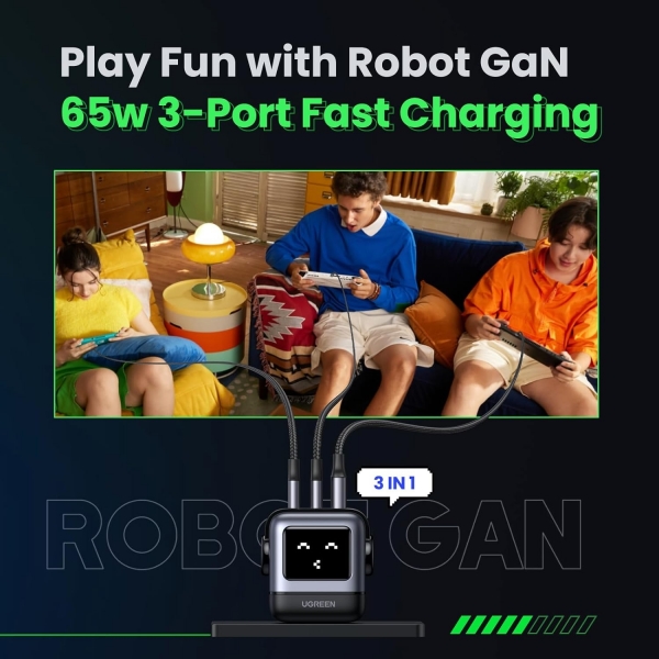 UGREEN RG 65W Hzl arj G Adaptr 