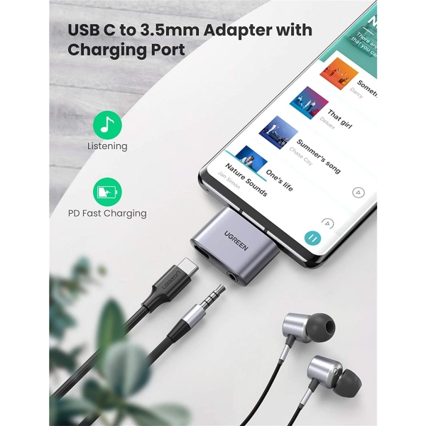 UGREEN USB C to 3.5mm Ses Adaptr