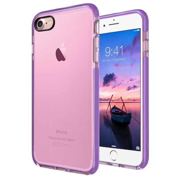 ULAK iPhone 7 Bumper Air Cushion Yar� Saydam K�l�f-Purple