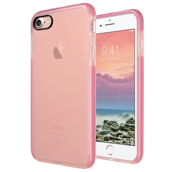 ULAK iPhone 7 Bumper Air Cushion Yar Saydam Klf-Pink