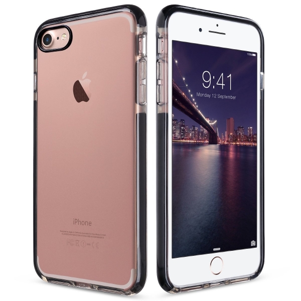 ULAK iPhone 7 Bumper Air Cushion Yar� Saydam K�l�f-Grey