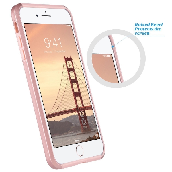 ULAK iPhone 7 Plus Knox Armor Slim Hard Klf-Rose Gold