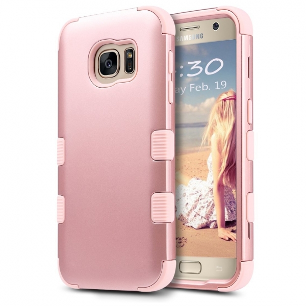 ULAK Samsung Galaxy S7 Hybrid Klf- Rose Gold