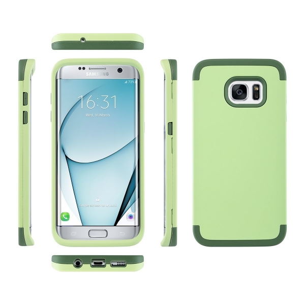 ULAK Samsung Galaxy S7 Edge Slim Fit Premium Klf-Olive Dark Green