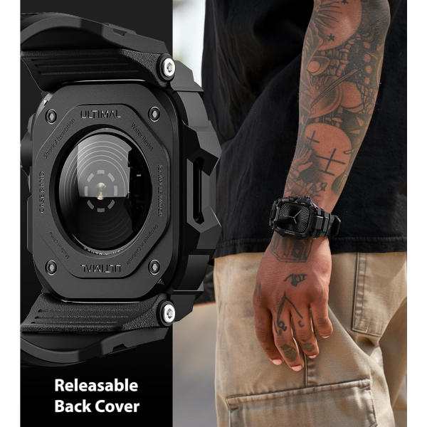 ULTIMAL Apple Watch 10 46mm Rugged Kay -Black