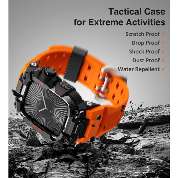 ULTIMAL Apple Watch 10 46mm Rugged Kay -Orange