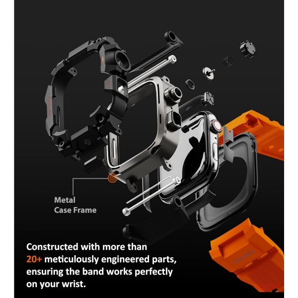 ULTIMAL Apple Watch 10 46mm Rugged Kay -Orange