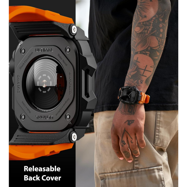 ULTIMAL Apple Watch 10 46mm Rugged Kay -Orange