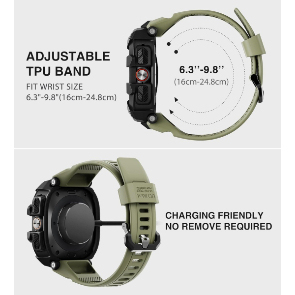 ULTIMAL Galaxy Watch Ultra 47mm Rugged Kay -Army Green