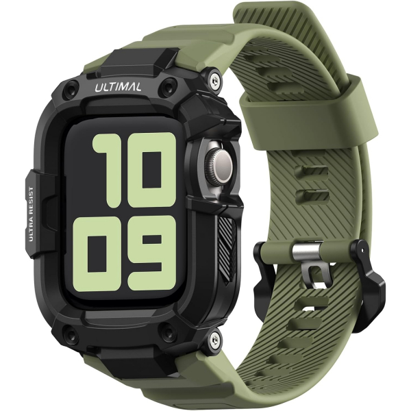 ULTIMAL Apple Watch 11/10 46mm Kay�� -Dark Green