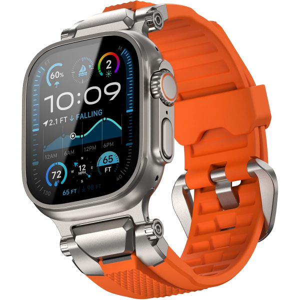 ULTIMAL Apple Watch Ultra 3/2/1 Kay -Titanium Orange